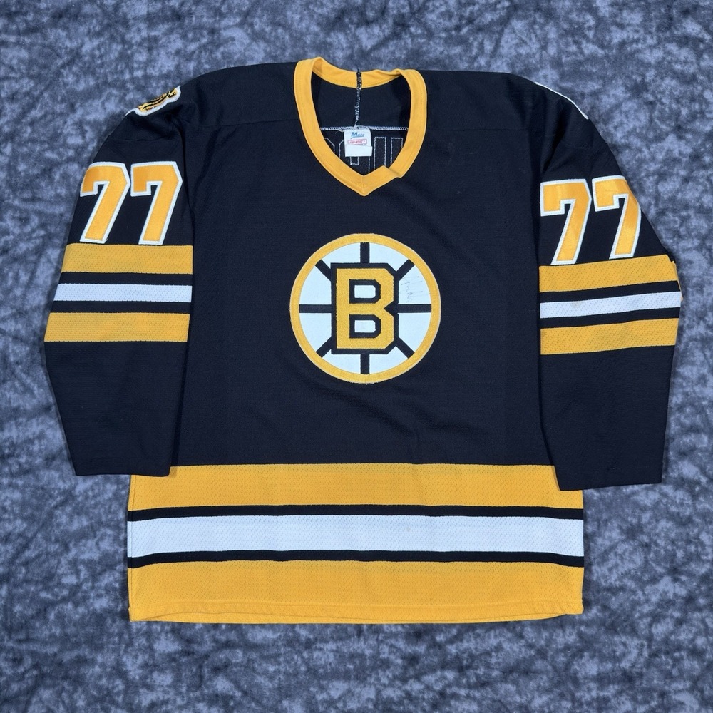 Vintage Ray Bourque Boston Bruins CCM MASKA Jersey 77 Mens Large 1990 NHL Hockey